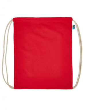 Printwear Fairtrade Cotton Gymbag Red (ca. Pantone 200C)