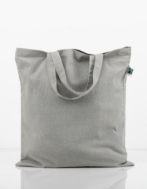 Printwear Fairtrade Cotton Bag Short Handles Light Grey (ca. Pantone Cool Grey 5C)