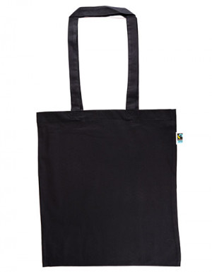 Printwear Fairtrade Cotton Bag Long Handles Navy (ca. Pantone 532C)