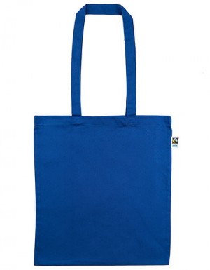 Printwear Fairtrade Cotton Bag Long Handles Royal (ca. Pantone 287C)