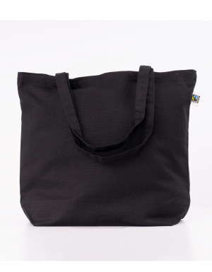 Printwear Fairtrade Cotton Canvas Bag Black
