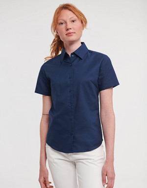 Russell Collection Ladies´ Short Sleeve Classic Oxford Shirt