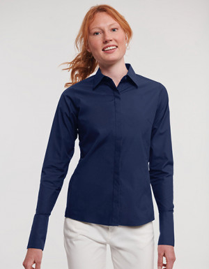 Russell Collection Ladies´ L/S Ultimate Stretch Shirt