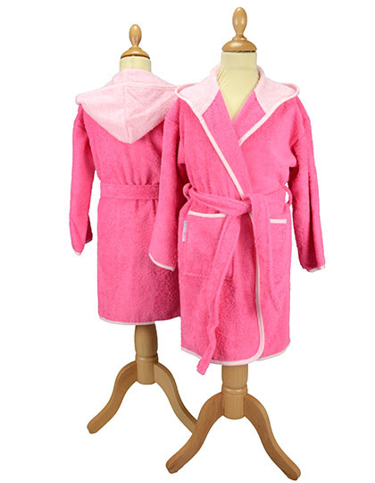 ARTG Boyzz&Girlzz® Hooded Bathrobe Pink