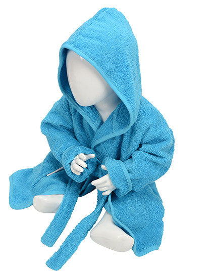 ARTG Babiezz® Bathrobe With Hood Aqua Blue