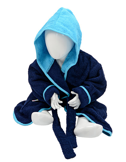 ARTG Babiezz® Bathrobe With Hood French Navy
