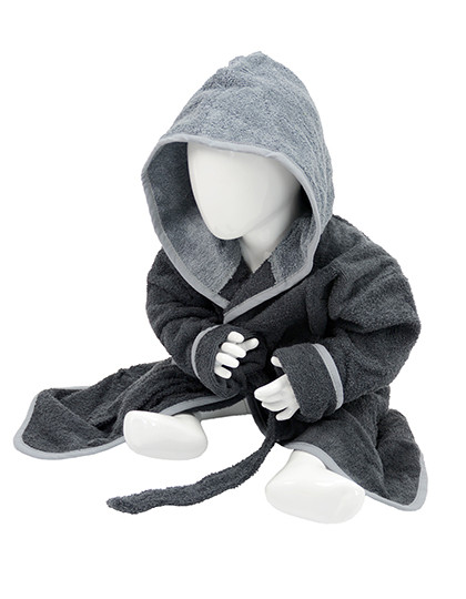 ARTG Babiezz® Bathrobe With Hood Graphite