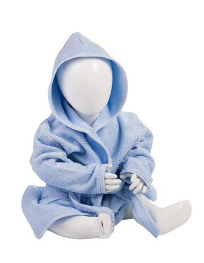 ARTG Babiezz® Bathrobe With Hood Light Blue