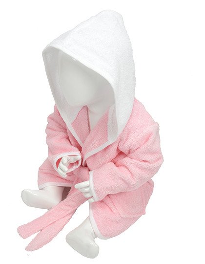 ARTG Babiezz® Bathrobe With Hood Light Pink