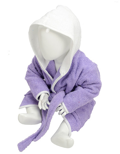 ARTG Babiezz® Bathrobe With Hood Light Purple