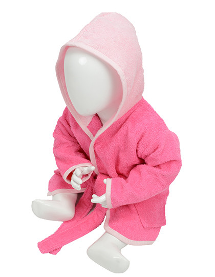 ARTG Babiezz® Bathrobe With Hood Pink