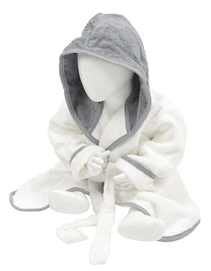 ARTG Babiezz® Bathrobe With Hood White