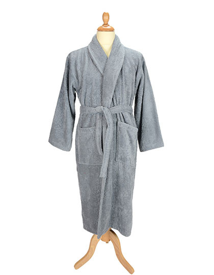ARTG Bathrobe Shawl Collar Anthracite Grey