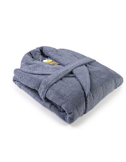 ARTG Bathrobe Shawl Collar Jeans Blue