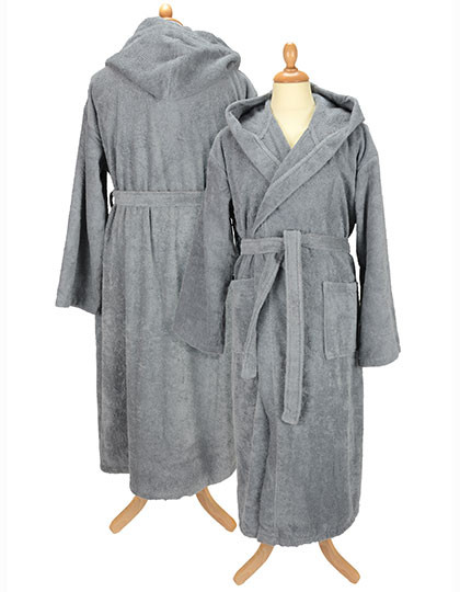ARTG Bathrobe With Hood Anthracite Grey