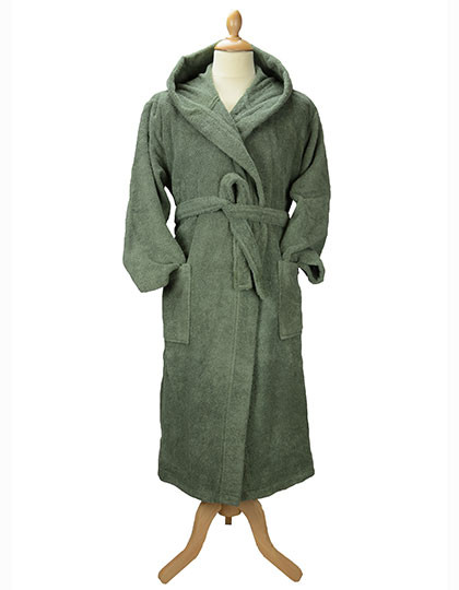 ARTG Bathrobe With Hood Army Green