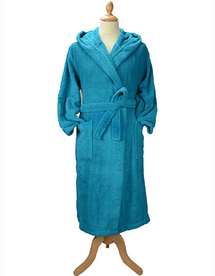 ARTG Bathrobe With Hood Deep Blue