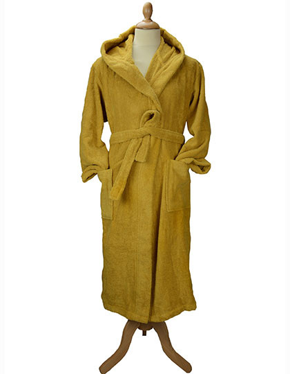 ARTG Bathrobe With Hood Mustard