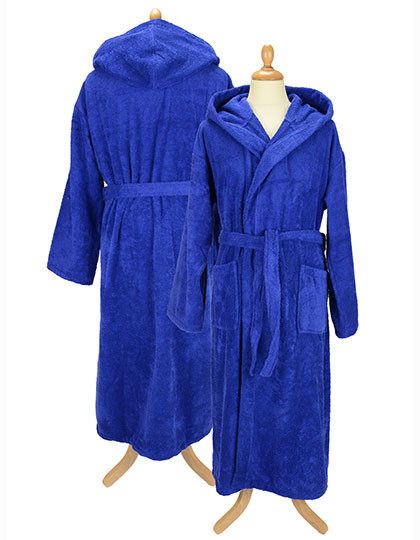 ARTG Bathrobe With Hood True Blue