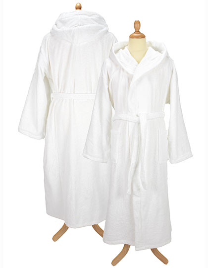 ARTG Bathrobe With Hood White