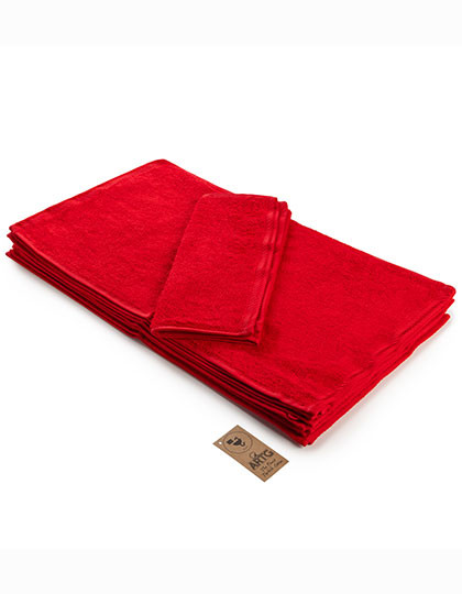 ARTG Guest Towel Fire Red