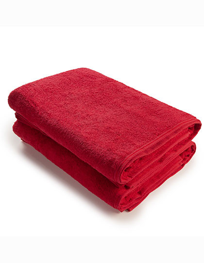 ARTG Bath Towel Deep Red