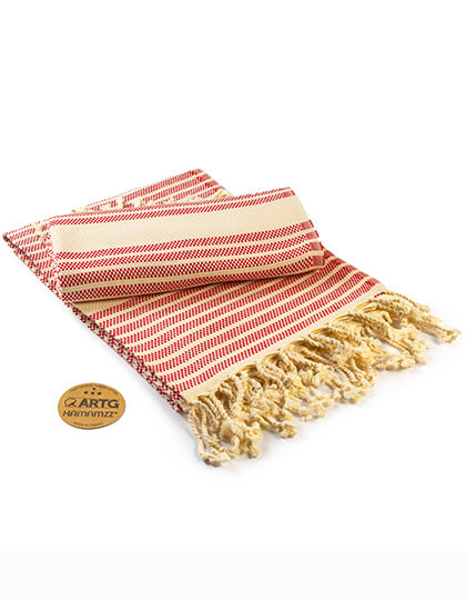 ARTG Hamamzz® Original Bodrum DeLuxe Towel Classic Red