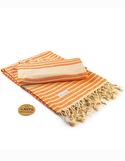 ARTG Hamamzz® Original Bodrum DeLuxe Towel Orange