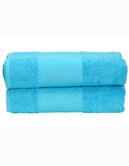 ARTG PRINT-Me® Bath Towel Aqua Blue