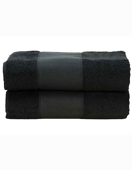 ARTG PRINT-Me® Bath Towel Black