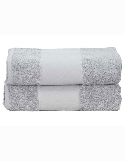 ARTG PRINT-Me® Bath Towel Light Grey