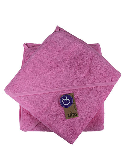 ARTG Babiezz® Baby Hooded Towel Pink