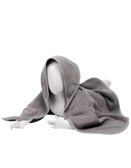 ARTG Babiezz® Hooded Towel Anthracite Grey