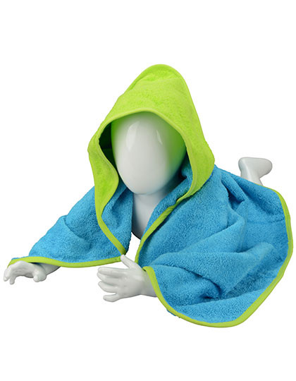 ARTG Babiezz® Hooded Towel Aqua Blue