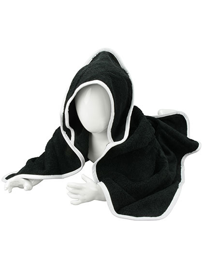 ARTG Babiezz® Hooded Towel Black
