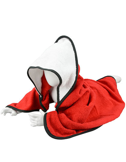 ARTG Babiezz® Hooded Towel Fire Red