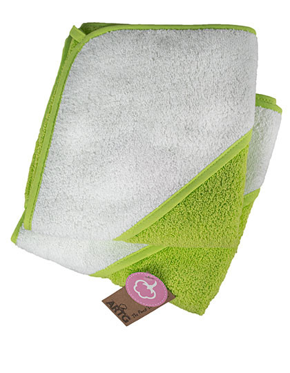 ARTG Babiezz® Hooded Towel Lime Green
