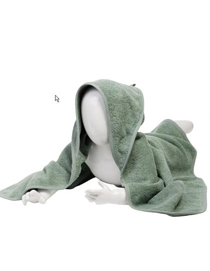 ARTG Babiezz® Hooded Towel Old Green