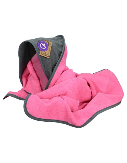 ARTG Babiezz® Hooded Towel Pink