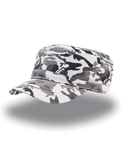 Atlantis Headwear Uniform Cap Camouflage White