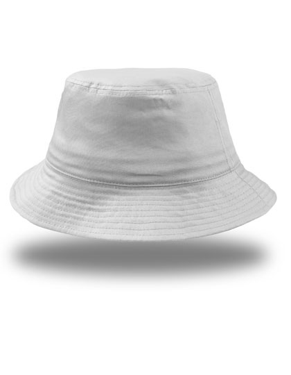 Atlantis Headwear Bucket Cotton Hat White