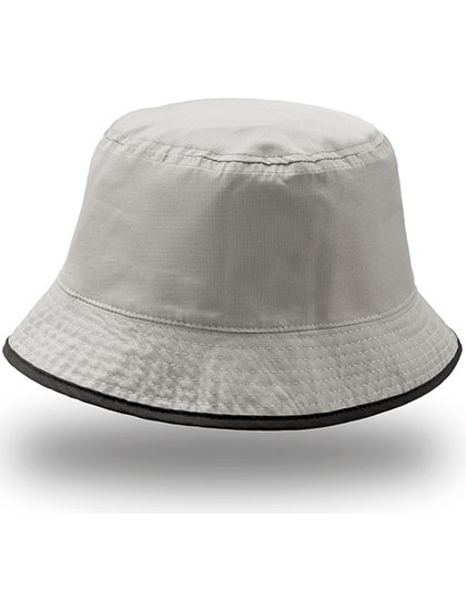 Atlantis Headwear Bucket Pocket Hat Black