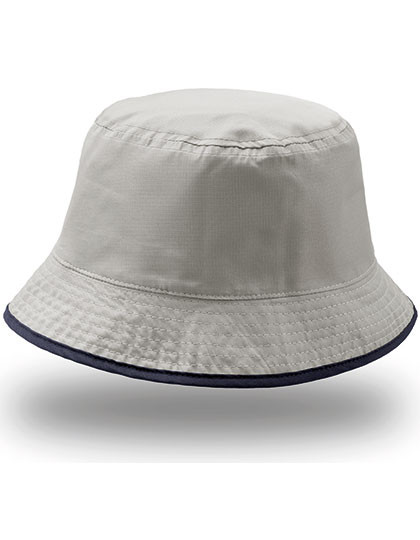 Atlantis Headwear Bucket Pocket Hat Navy