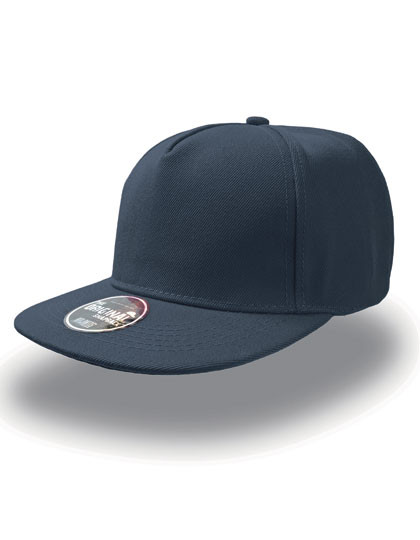 Atlantis Headwear Snap Five Cap Navy