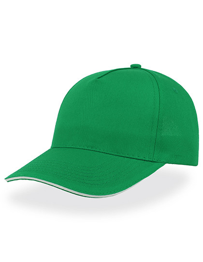 Atlantis Headwear Start Five Sandwich Cap Green