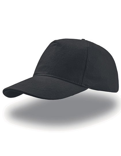 Atlantis Headwear Liberty Five Buckle Cap Black