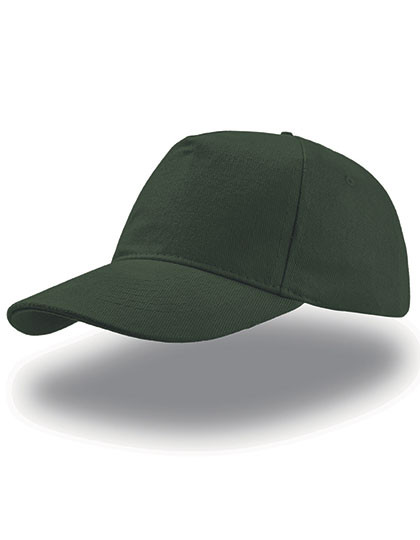 Atlantis Headwear Liberty Five Buckle Cap Bottle Green