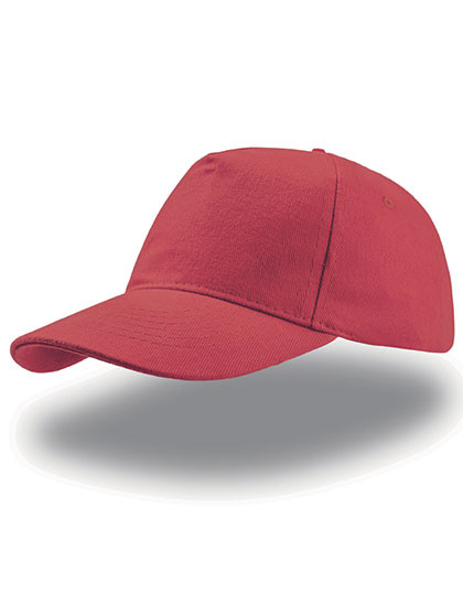 Atlantis Headwear Liberty Five Buckle Cap Red