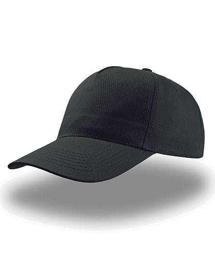 Atlantis Headwear Start Five Cap Black