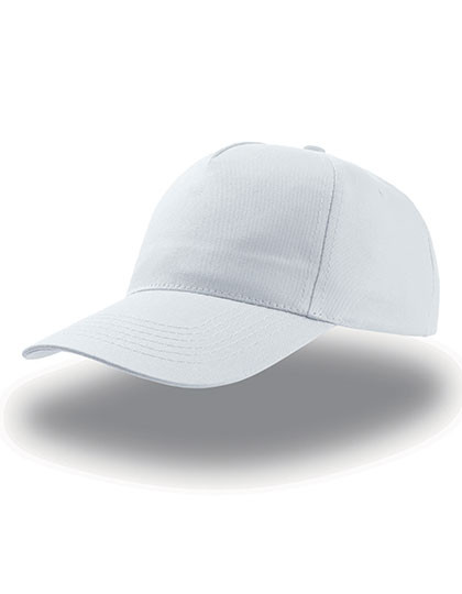 Atlantis Headwear Start Five Cap White